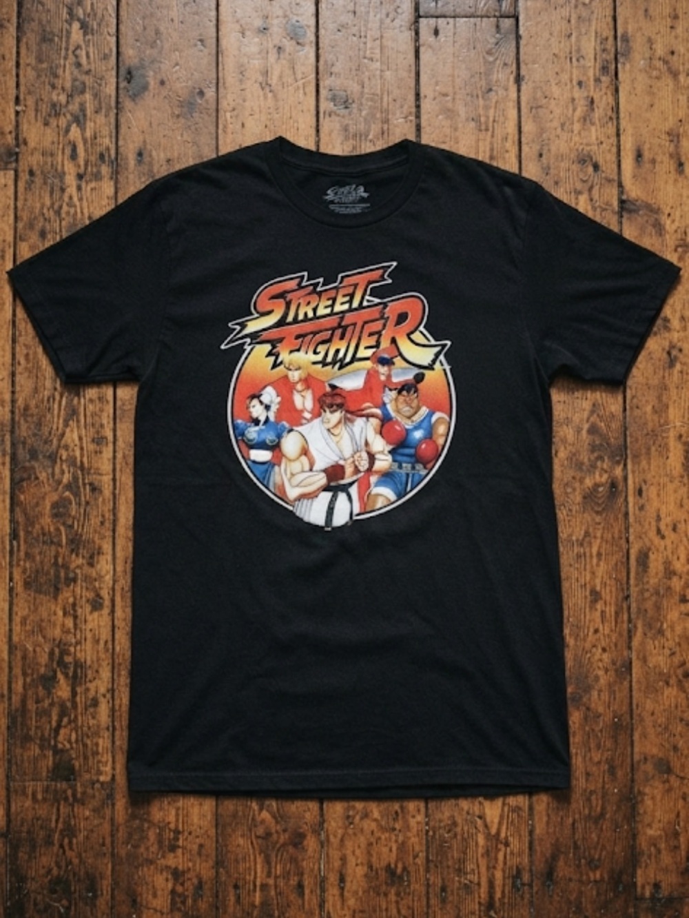 Street fighter T-shirt men’s size 2XL Black